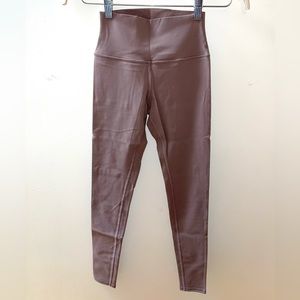 Alo high waisted dusty rose athletic workout leggings Size XS